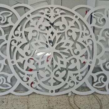 Intra απο ξύλο plywood 3mm-4mm πάχος - Κοπή πάνελ διάνυσμα Δίασταση 30x30 cm Intraeaxys-67wv68o2 - Image 1