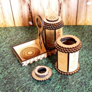 Intra απο ξύλο plywood 3mm-4mm πάχος - Solonka Perechnitsa Rabochiy Δίασταση 30x30 cm Intraeaxys-078zzm75