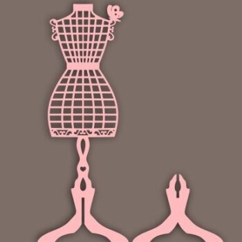 Intra απο ξύλο plywood 3mm-4mm πάχος - 1 Variantt Podstavka Siluet Pod Ukrashenia Δίασταση 30x30 cm Intraeaxys-zo9qg41k - Image 1