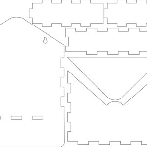 Intra απο ξύλο plywood 3mm-4mm πάχος - Klyuchnitsa Konvert 6mm Δίασταση 30x30 cm Intraeaxys-07503k1z