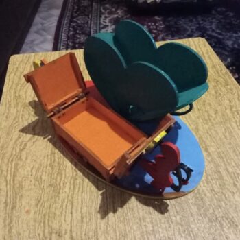 Intra απο ξύλο plywood 3mm-4mm πάχος - Κουτί δώρου λουλουδιών Δίασταση 30x30 cm Intraeaxys-d1lv8yxo - Image 1