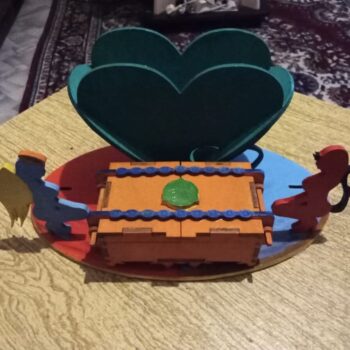 Intra απο ξύλο plywood 3mm-4mm πάχος - Κουτί δώρου λουλουδιών Δίασταση 30x30 cm Intraeaxys-d1lv8yxo - Image 5