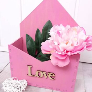 Intra απο ξύλο plywood 3mm-4mm πάχος - Φάκελος Flower Box Δίασταση 30x30 cm Intraeaxys-r7vmw9l7 - Image 1