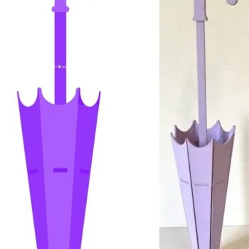 Intra απο ξύλο plywood 3mm-4mm πάχος - Ομπρέλα Planter Flower Stand Διακόσμηση σπιτιού Δίασταση 30x30 cm Intraeaxys-e1gkgnyo - Image 1