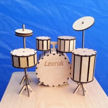 Intra απο ξύλο plywood 3mm-4mm πάχος - Κιτ τυμπάνων Δίασταση 30x30 cm Intraeaxys-ro6n321x - Image 1