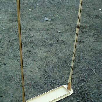 Intra απο ξύλο plywood 3mm-4mm πάχος - Πλαίσιο στήριξης αμπέλου αναρριχώμενης βάσης λουλουδιών Δίασταση 30x30 cm Intraeaxys-eo0q6401 - Image 3