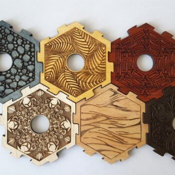 Intra απο ξύλο plywood 3mm-4mm πάχος - Πλακάκια και κουκούτσια CATAN Center Δίασταση 30x30 cm Intraeaxys-6o384rp1 - Image 3