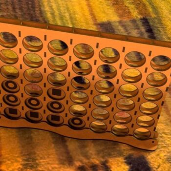 Intra απο ξύλο plywood 3mm-4mm πάχος - Connect Four Game Δίασταση 30x30 cm Intraeaxys-eox89gv1 - Image 1