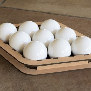 Intra απο ξύλο plywood 3mm-4mm πάχος - Σχάρα μπιλιάρδου 9-Ball 57mm Δίασταση 30x30 cm Intraeaxys-eo4y408o - Image 1