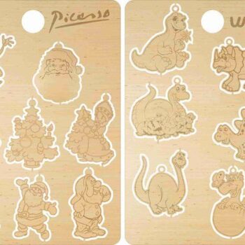 Intra απο ξύλο plywood 3mm-4mm πάχος - Novogodnie igrushki2 Δίασταση 30x30 cm Intraeaxys-zo9qzw1k - Image 1