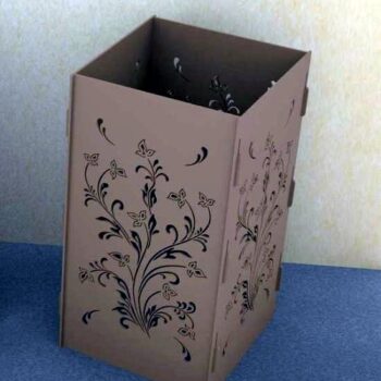 Intra απο ξύλο plywood 3mm-4mm πάχος - Διακοσμητικό Βάζο Δάπεδο Βάζο Διακόσμηση Δίασταση 25x30 cm Intraeaxys-lopq6e67 - Image 1