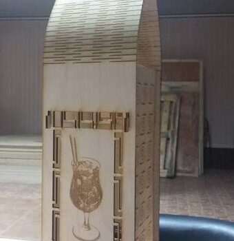 Intra απο ξύλο plywood 3mm-4mm πάχος - ДЕРЕВЯННАЯ УПАКОВКА ИЗ ФАНЕРЫ Δίασταση 30x30 cm Intraeaxys-0750901z - Image 1