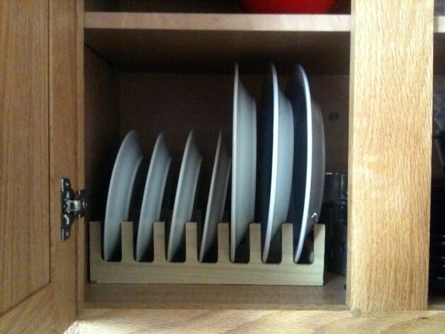 Intra απο ξύλο plywood 3mm-4mm πάχος - Πιατοθήκη Δίασταση 30x30 cm Intraeaxys-6o32zr1n