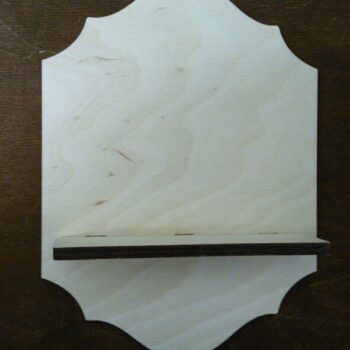 Intra απο ξύλο plywood 3mm-4mm πάχος - Ράφι κεριών Δίασταση 30x30 cm Intraeaxys-51rrv3d1 - Image 1