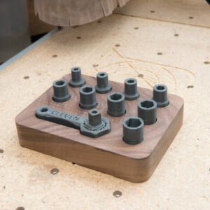 Intra απο ξύλο plywood 3mm-4mm πάχος - Στήριγμα κλειδιού και υποδοχής Δίασταση 30x30 cm Intraeaxys-r1zxpnol