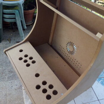 Intra απο ξύλο plywood 3mm-4mm πάχος - Arcade BarTop 490 v2.2 Δίασταση 30x30 cm Intraeaxys-078zl575 - Image 1