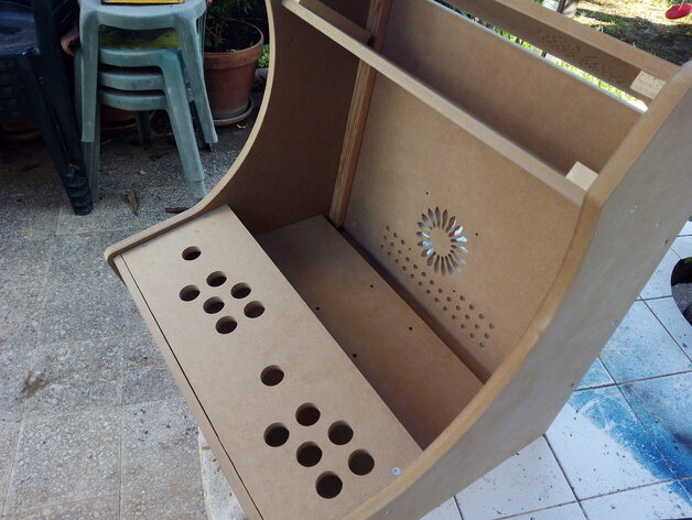 Intra απο ξύλο plywood 3mm-4mm πάχος - Arcade BarTop 490 v2.2 Δίασταση 30x30 cm Intraeaxys-078zl575