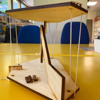 Intra απο ξύλο plywood 3mm-4mm πάχος - Τραπέζι Tensegrity 5mm Κόντρα πλακέ Δίασταση 30x30 cm Intraeaxys-pok3rv37 - Image 4