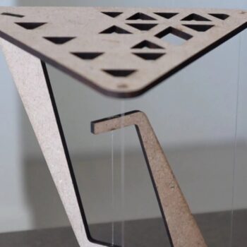 Intra απο ξύλο plywood 3mm-4mm πάχος - Πίνακας Impossible Table Tensegrity Δίασταση 30x30 cm Intraeaxys-d1lvkzzo - Image 7