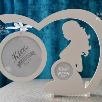 Intra απο ξύλο plywood 3mm-4mm πάχος - Κορνίζα Υπερήχων μωρού Δίασταση 30x30 cm Intraeaxys-6o3yz3k7 - Image 1