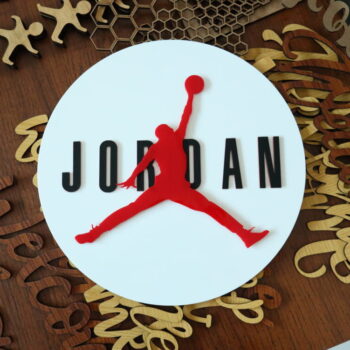 Intra απο ξύλο plywood 3mm-4mm πάχος - Διακόσμηση τοίχου Michael Jordan Δίασταση 30x30 cm Intraeaxys-yon088x7 - Image 5