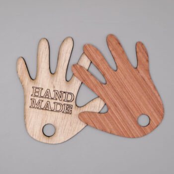 Intra απο ξύλο plywood 3mm-4mm πάχος - Ετικέτα σύμβολο χειροποίητης χειροτεχνίας Δίασταση 30x30 cm Intraeaxys-eo4qr4g7 - Image 3