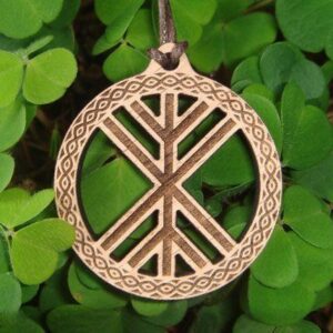 Intra απο ξύλο plywood 3mm-4mm πάχος - Slavyanskie Oberegi Δίασταση 30x30 cm Intraeaxys-pok6l37j