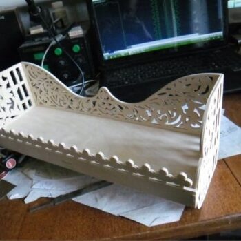 Intra απο ξύλο plywood 3mm-4mm πάχος - Διακοσμητικό ράφι ή πρότυπο ραφιού Δίασταση 30x30 cm Intraeaxys-lopqd537 - Image 1