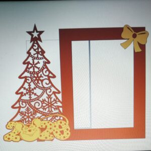 Intra απο ξύλο plywood 3mm-4mm πάχος - Κορνίζα 2020 Δίασταση 30x30 cm Intraeaxys-pok3p637