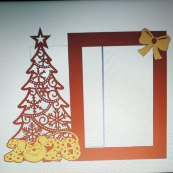 Intra απο ξύλο plywood 3mm-4mm πάχος - Κορνίζα 2020 Δίασταση 30x30 cm Intraeaxys-pok3p637 - Image 1