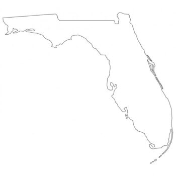 Intra απο ξύλο plywood 3mm-4mm πάχος - Χάρτης της πολιτείας της Φλόριντα (FL) Δίασταση 30x30 cm Intraeaxys-lop6e51w - Image 1