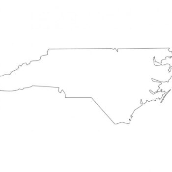Intra απο ξύλο plywood 3mm-4mm πάχος - Χάρτης της Βόρειας Καρολίνας Δίασταση 30x30 cm Intraeaxys-0789k415 - Image 1