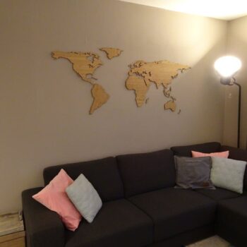 Intra απο ξύλο plywood 3mm-4mm πάχος - Αρχείο PDF World Map Bamboo 1850x750mm Δίασταση 30x30 cm Intraeaxys-eo208z37 - Image 3