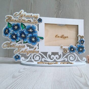 Intra απο ξύλο plywood 3mm-4mm πάχος - Διακοσμητικό πρότυπο κορνίζας Δίασταση 30x30 cm Intraeaxys-eo0q3k31 - Image 1