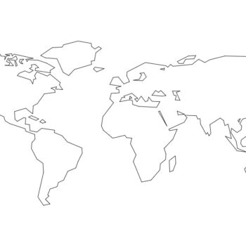 Intra απο ξύλο plywood 3mm-4mm πάχος - Παγκόσμια Ήπειροι Δίασταση 30x30 cm Intraeaxys-67we4872 - Image 1