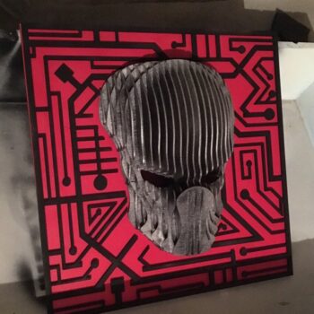 Intra απο ξύλο plywood 3mm-4mm πάχος - Αρπακτικό Δίασταση 30x30 cm Intraeaxys-0750v31z - Image 1