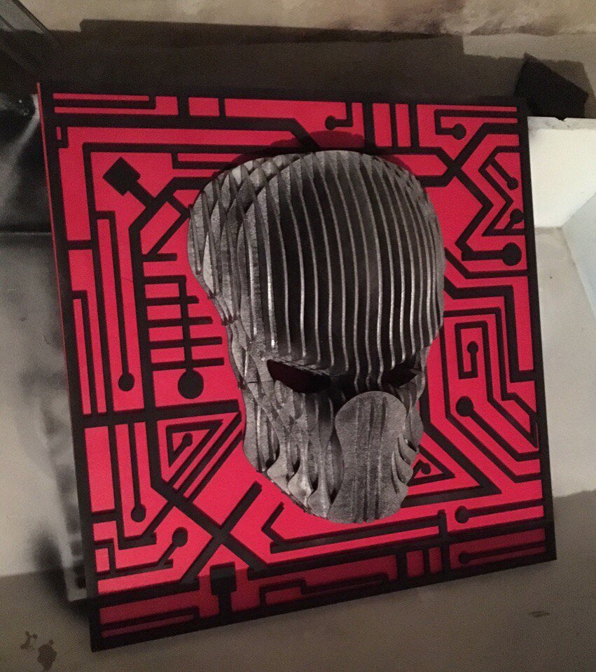 Intra απο ξύλο plywood 3mm-4mm πάχος - Αρπακτικό Δίασταση 30x30 cm Intraeaxys-0750v31z