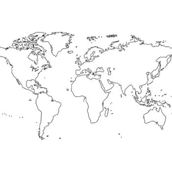 Intra απο ξύλο plywood 3mm-4mm πάχος - Παγκόσμιος Χάρτης Δίασταση 30x30 cm Intraeaxys-075y28oz - Image 1