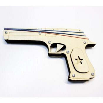 Intra απο ξύλο plywood 3mm-4mm πάχος - Πιστόλι από καουτσούκ CNC Δίασταση 30x30 cm Intraeaxys-r7vmerl7 - Image 1