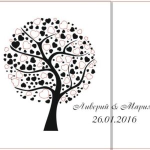 Intra απο ξύλο plywood 3mm-4mm πάχος - Κόντρα πλακέ 4mm ting Engraving Album of Wish Δίασταση 30x30 cm Intraeaxys-eo0eng1g