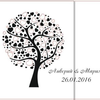 Intra απο ξύλο plywood 3mm-4mm πάχος - Κόντρα πλακέ 4mm ting Engraving Album of Wish Δίασταση 30x30 cm Intraeaxys-eo0eng1g - Image 1