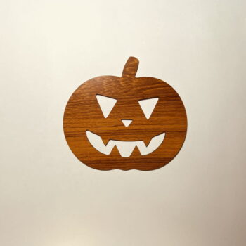 Intra απο ξύλο plywood 3mm-4mm πάχος - Αποκριάτικο ημιτελές ξύλινο κόψιμο χειροτεχνίας κολοκύθας Δίασταση 30x30 cm Intraeaxys-yon03x27 - Image 1