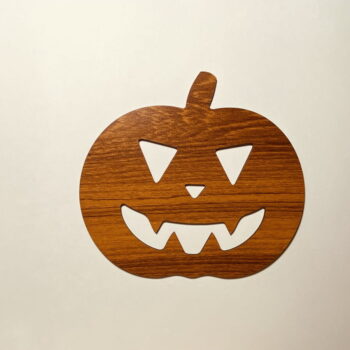 Intra απο ξύλο plywood 3mm-4mm πάχος - Αποκριάτικο ημιτελές ξύλινο κόψιμο χειροτεχνίας κολοκύθας Δίασταση 30x30 cm Intraeaxys-yon03x27 - Image 4