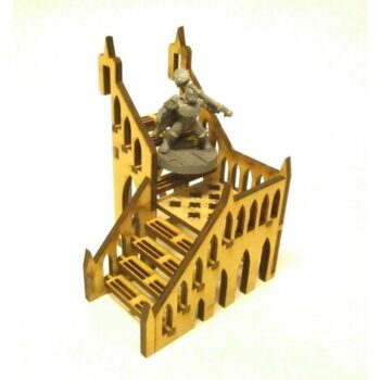 Intra απο ξύλο plywood 3mm-4mm πάχος - Σκάλες 8x8x8 3mm Δίασταση 40x50 cm Intraeaxys-eo0evg1g - Image 1