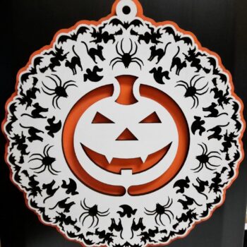 Intra απο ξύλο plywood 3mm-4mm πάχος - Πολυεπίπεδη διακόσμηση τοίχου αποκριών Δίασταση 30x30 cm Intraeaxys-67wlrp31 - Image 1