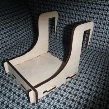 Intra απο ξύλο plywood 3mm-4mm πάχος - Κρεμαστό ράφι Κρεμάστρα κρεβατιού Δίασταση 30x30 cm Intraeaxys-ro6y46n7 - Image 1