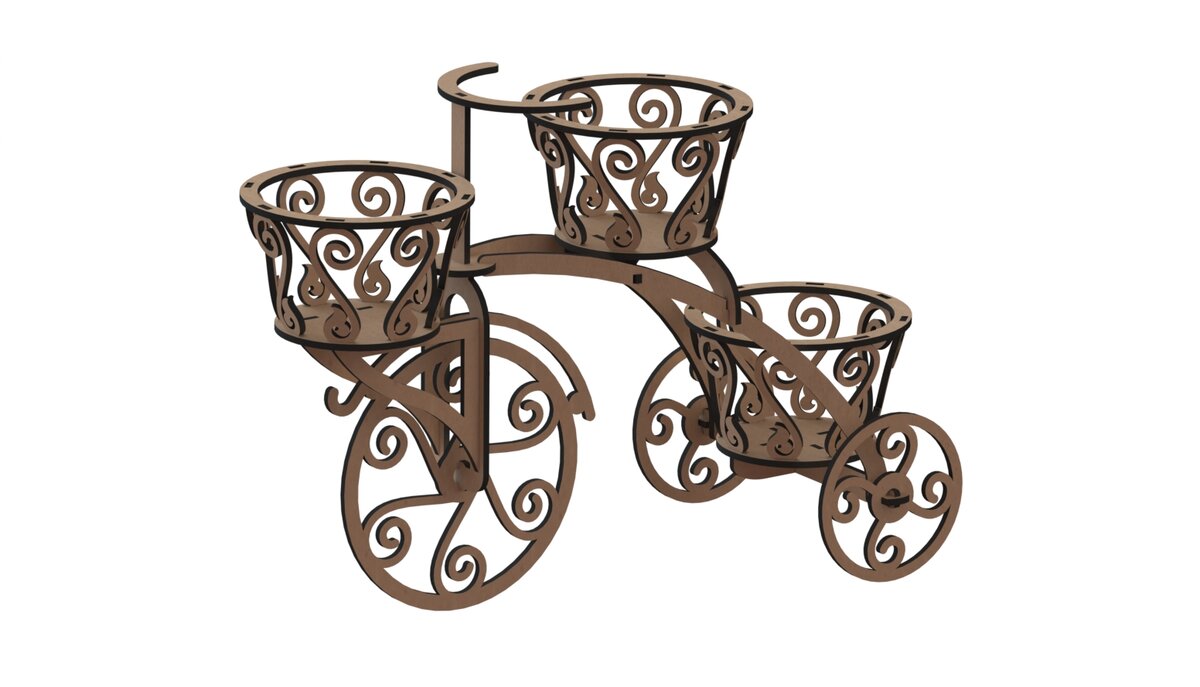 Intra απο ξύλο plywood 3mm-4mm πάχος - Bicicleta Grande – 6mm Δίασταση 30x30 cm Intraeaxys-r1zx2wol