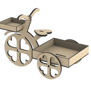 Intra απο ξύλο plywood 3mm-4mm πάχος - Τρισδιάστατο παζλ κύκλου Δίασταση 30x30 cm Intraeaxys-yon30y7r - Image 1