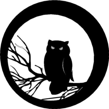 Intra απο ξύλο plywood 3mm-4mm πάχος - Κουκουβάγια αποκριών Δίασταση 30x30 cm Intraeaxys-zo93qwok - Image 1