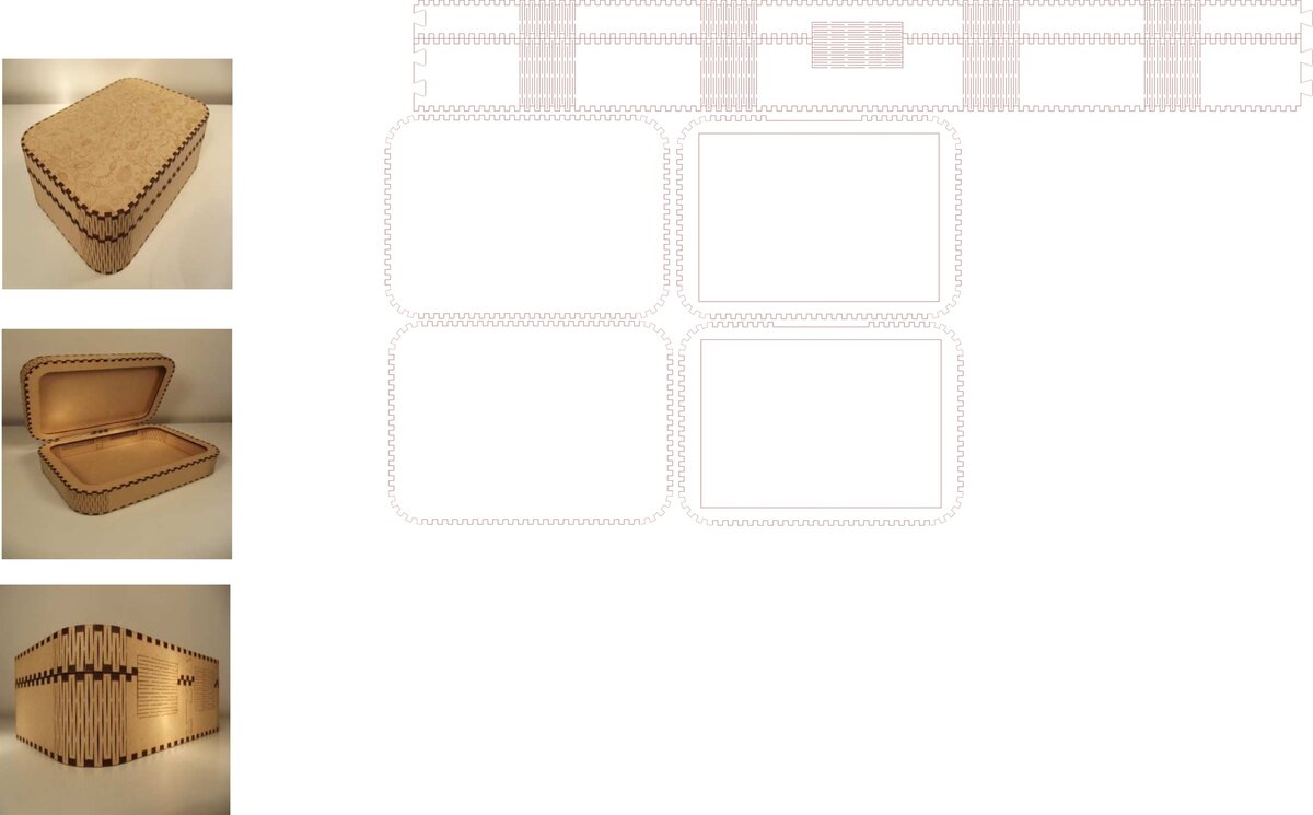 Intra απο ξύλο plywood 3mm-4mm πάχος - Shkatulka 3 Δίασταση 30x30 cm Intraeaxys-qom3xp13